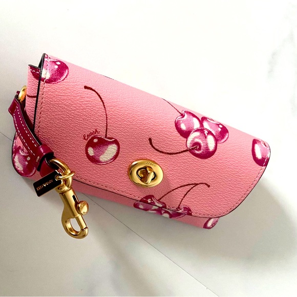 Coach Sunglass Case With Cherry Print # CR912 - Picture 3 of 8